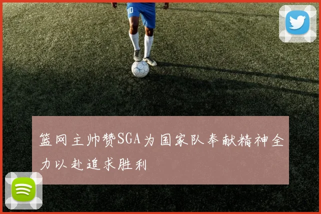 篮网主帅赞SGA为国家队奉献精神全力以赴追求胜利